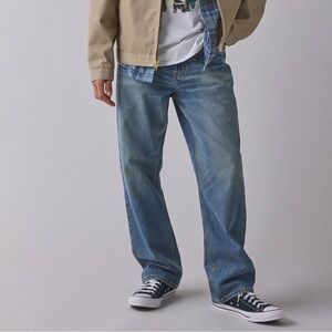 Men's Blue Straight Jeans